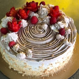 9”, 2 LAYER STRAWBERRY SHORTCAKE